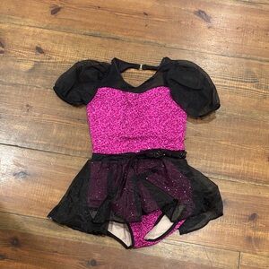 Pink and Black Kids Costume